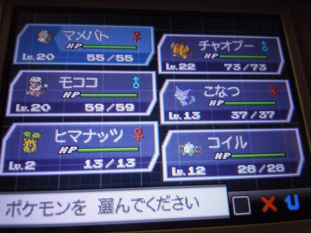ぐぅたら日記 ポケモンbw2 プレイ日記 その１