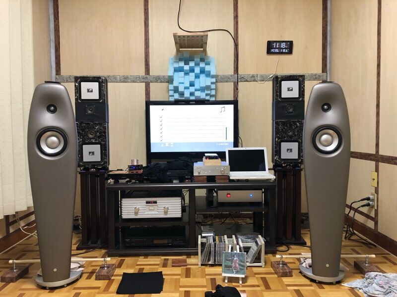 SOULNOTE A-2の 足を スパイクに 交換しました。 : 真似真似