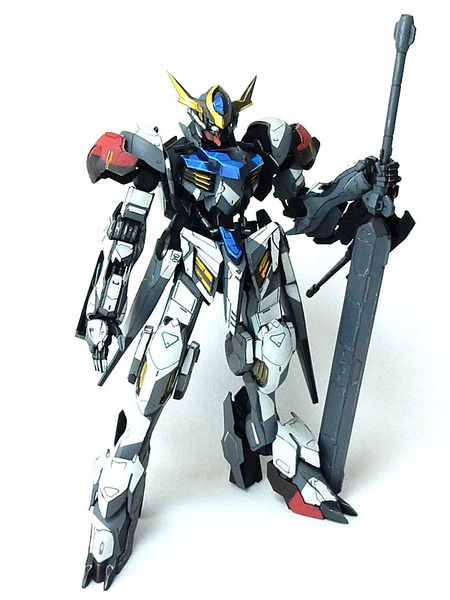 【ガンプラ】バルバトスルプスのアニメ風塗装が凄い！イラストにしか見えない