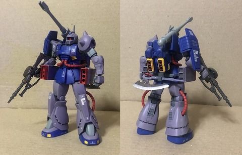 【ガンプラ作例】「ザク・キャノン連邦ｖｅｒ」 、などオリジンプラモスレ
