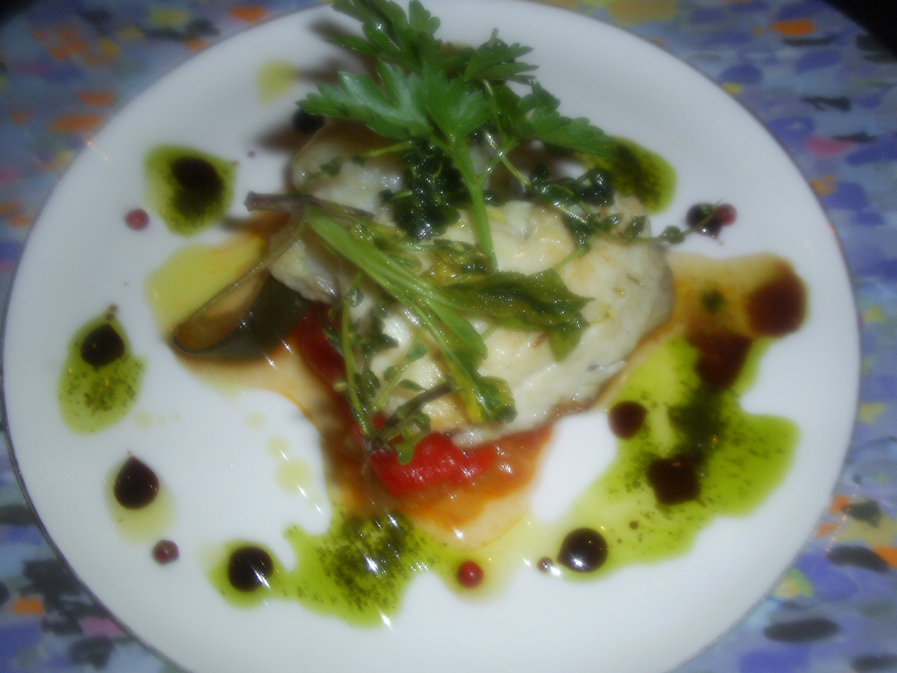 カワハギの香草焼き イタリア料理 月とキャベツの一日 カワハギの香草焼き イタリア料理 月とキャベツの一日