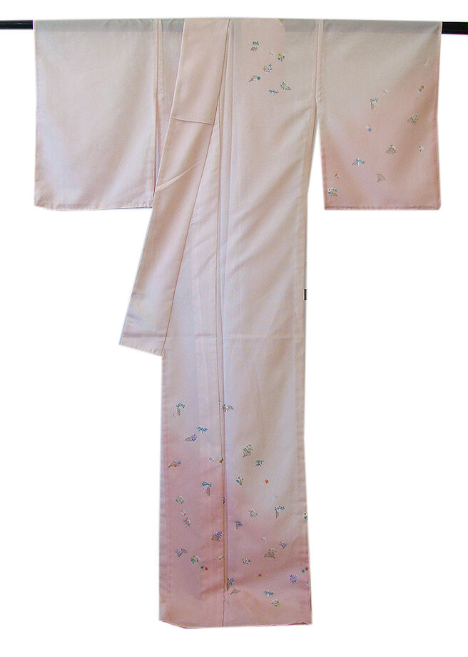 きものしらゆり 身丈168cm 裄66cm 7～8月 夏物 ポリエステル 洗える 絽 訪問着 帯 正絹 帯〆 セット 身長154cm～160cmの方に最適 I830