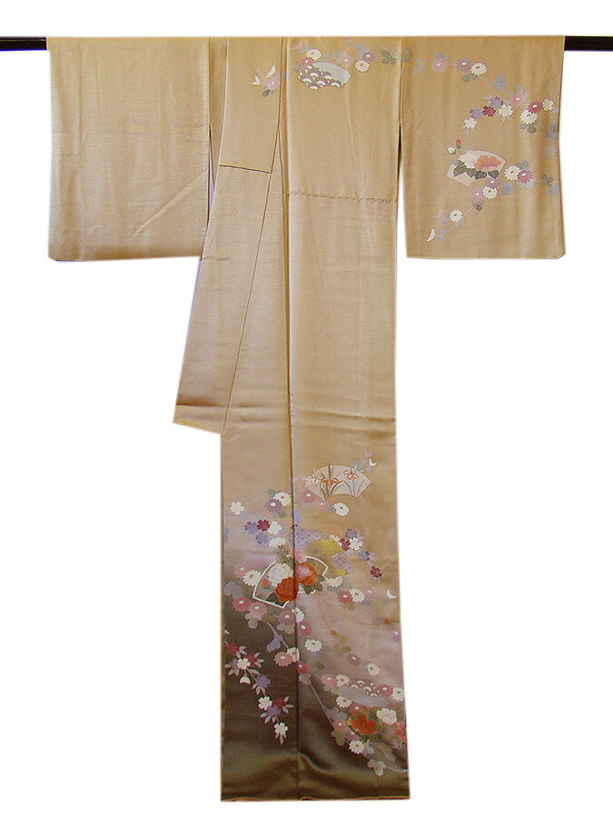 極上一越地 訪問着＆袋帯・帯〆・帯揚げセット（正絹）仕立上り ＜HH2061＞ Amazon.co.jp: フルセット 付け下げ訪問着 袋帯 帯締め 帯揚げ