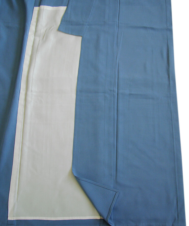 きものしらゆり 身丈161cm 裄66cm 7月・8月 夏物 お茶事 駒絽 舛花色 色無地 正絹 身長155cm～161cmの方に最適 U729