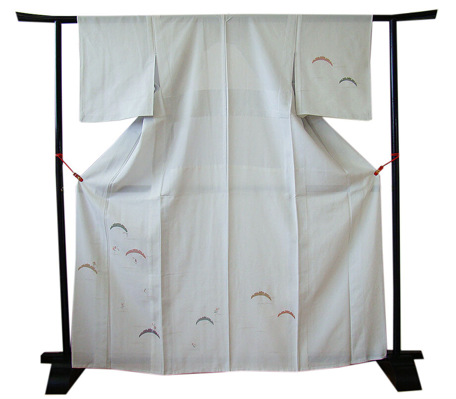 きものしらゆり 身丈157cm 裄63cm 7月・8月 夏物 Ｓ寸 フォーマル 駒絽 刺繍 透かし織 訪問着 正絹 身長146cm～153cmの方に最適 U945