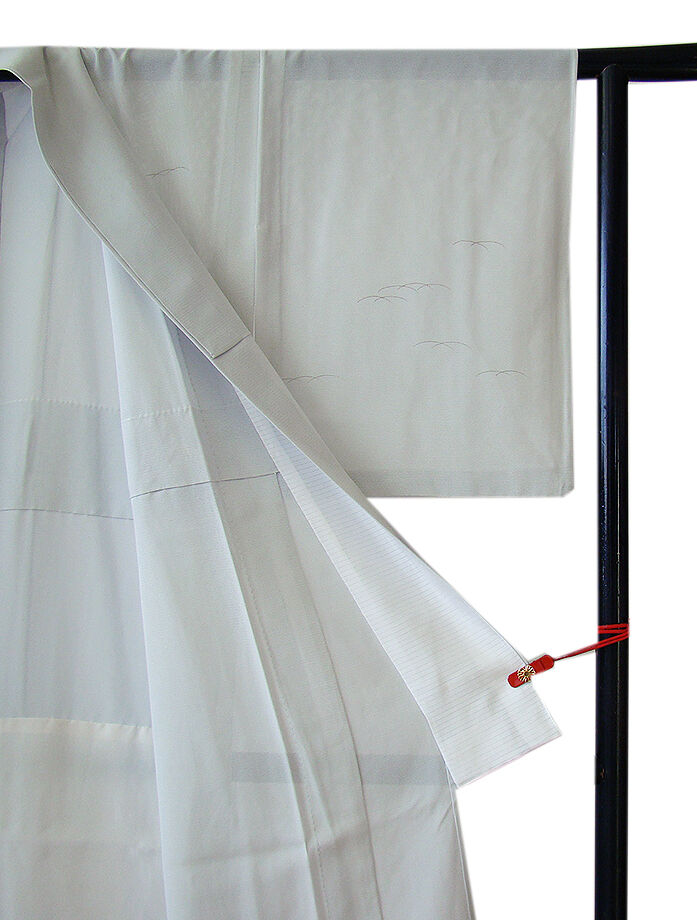 きものしらゆり 身丈157cm 裄63cm 7月・8月 夏物 Ｓ寸 フォーマル 駒絽 刺繍 透かし織 訪問着 正絹 身長146cm～153cmの方に最適 U945