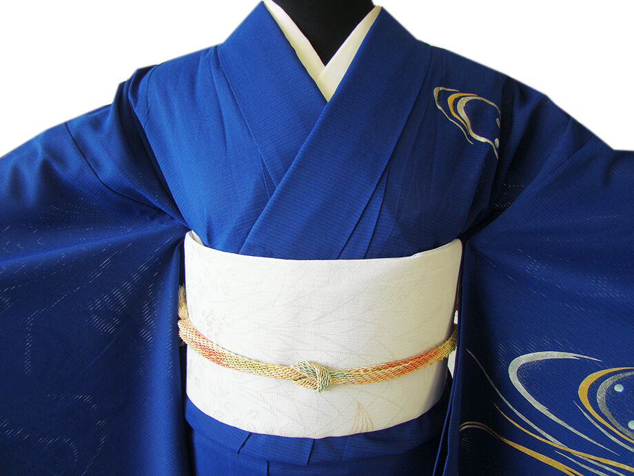 きものしらゆり 身丈163cm 裄66cm 7～8月 夏物 ポリエステル 洗える 絽 金銀彩染 訪問着 袋帯 正絹 帯〆 身長154cm～160cmの方に最適 I898