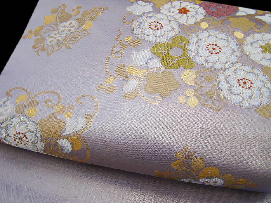 きものしらゆり 身丈166cm 裄68cm 10～5月 ロング寸 ちりめん地 小紋 帯 帯揚げ 帯〆 正絹 セット 身長157cm～165cmの方に最適 I375