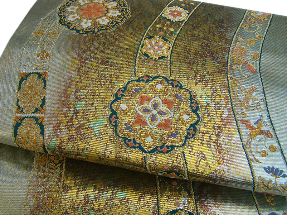 きものしらゆり 身丈165cm 裄66cm 10～5月 紋意匠 黒地 絞り 訪問着 袋帯 帯揚げ 帯〆 正絹 セット 身長154cm～160cmの方に最適 I647