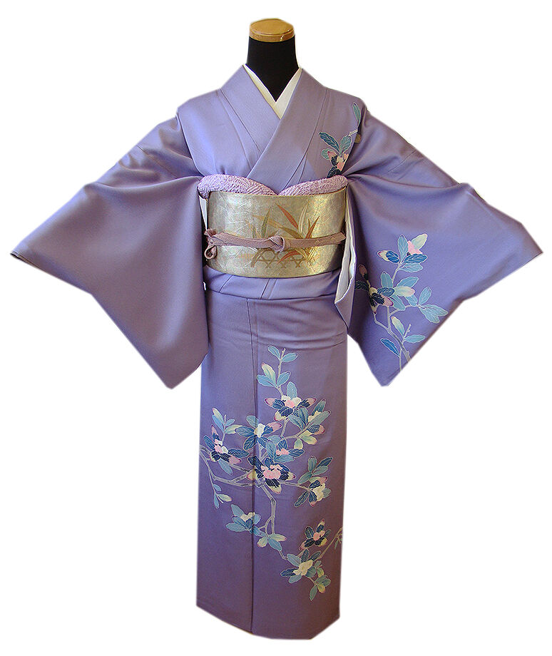 きものしらゆり 1円 裄69cm ロング寸 新品 極上一越 麻の葉