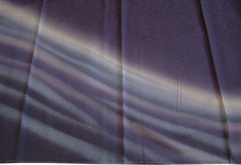 きものしらゆり 身丈159cm 裄65cm 10～5月 フォーマル 極上ちりめん地 陶流染 ぼかし染 訪問着 正絹 身長151cm～158cmの方に最適 I050