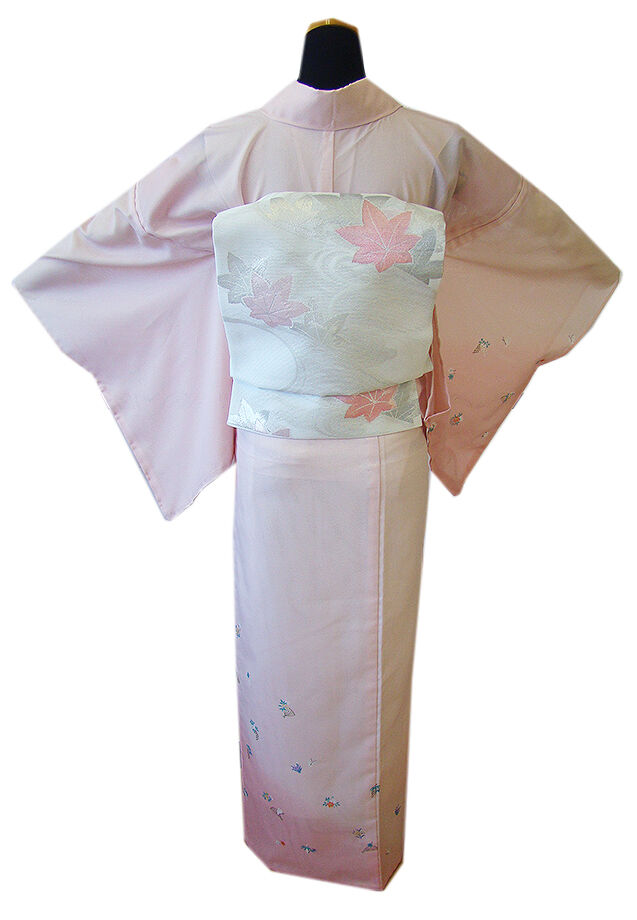 きものしらゆり 身丈168cm 裄66cm 7～8月 夏物 ポリエステル 洗える 絽 訪問着 帯 正絹 帯〆 セット 身長154cm～160cmの方に最適 I830