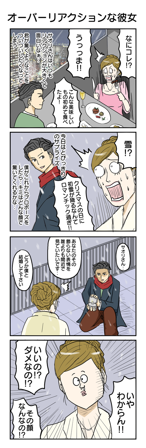 484.オーバーリアクションな彼女