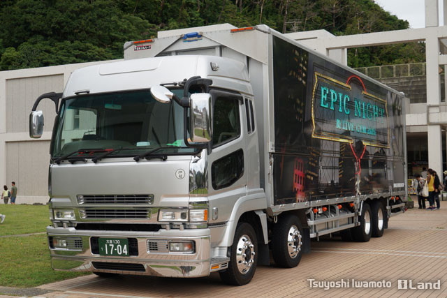 B'z LIVE-GYM 2015 -EPIC NIGHT- ツアートラック in 奄美文化センター