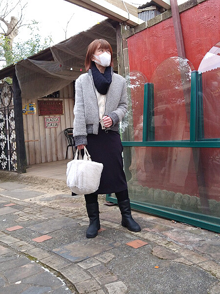 ムートンブーツを履いてイタリアへプチ旅行 タプレ ファッションブログ 40代 50代の洋服選び 毎日がお洒落曜日