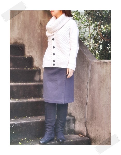 Boussole ブソル 15年秋冬コレクション タプレ ファッションブログ 40代 50代の洋服選び 毎日がお洒落曜日