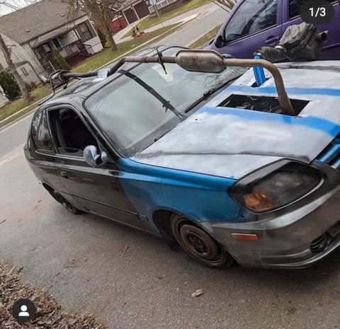 Upper exhaust