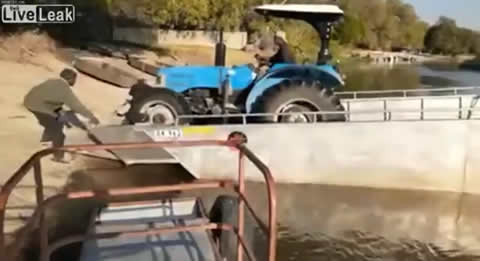 How to NOT transport a tractor