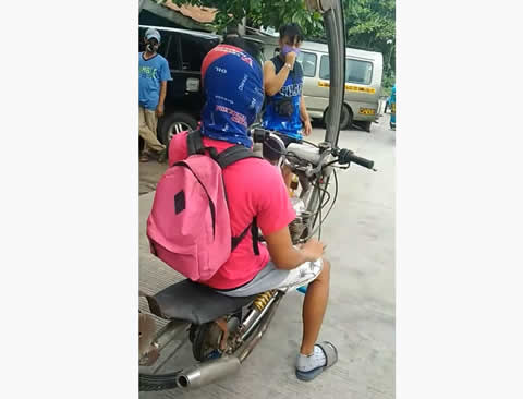 Man Rides Single Wheel Motorcycle