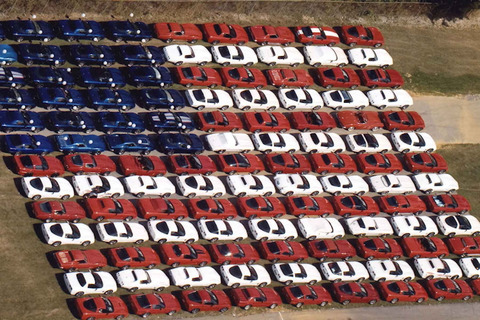 corvettes-at-carlisle-american-flag