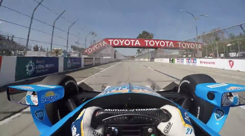 Marco Andretti At The Toyota Grand Prix of Long Beach