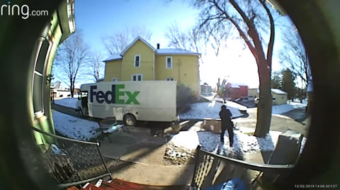 Delivery Driver Loses His Cool over Heavy Package