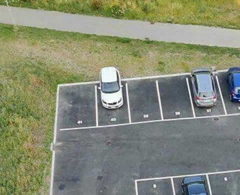 【画像】駐車場の枠設定