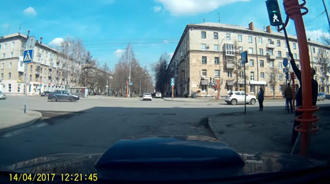 Crosswalk Light Timber