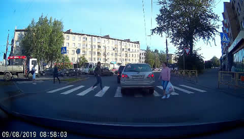 Using a Car to Cross the Street