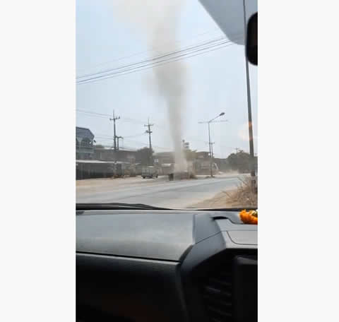Close Call with a Dust Devil