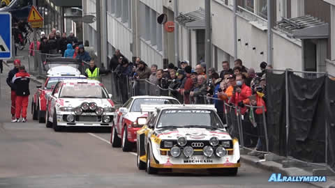 WRC Finland 2021 Historic Car Parade at SS1 Harju