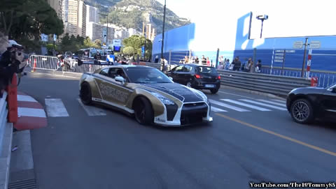 Nissan R35 GT-R Compilation in Monaco 2017