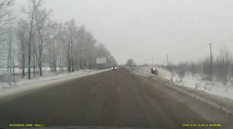Roadside Rollover in Russia