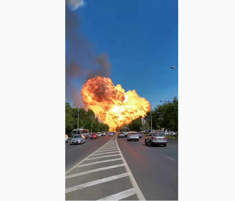 Explosion at Volgograd Gas Station