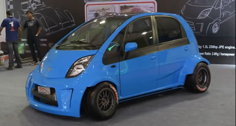 230馬力ナノ 超低価格のナノを大胆チューンしたスーパーナノが登場 Turbo Bee 自動車 バイク動画のターボビー 230馬力ナノ 超低価格のナノを大胆チューンしたスーパーナノが登場 Turbo Bee 自動車 バイク動画のターボビー