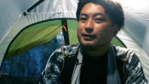 恐怖映像 いわくつきの岡山県のキャンプ場でソロキャンプ中テント内を覗く顔が Turbo Bee 自動車 バイク動画のターボビー