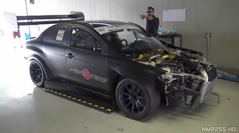 モンツァサーキットに現れた魔改造ランエボｘ Turbo Bee 自動車 バイク動画のターボビー