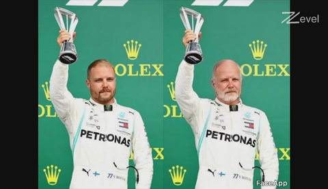 F1 Drivers +50 Years FaceApp Challenge