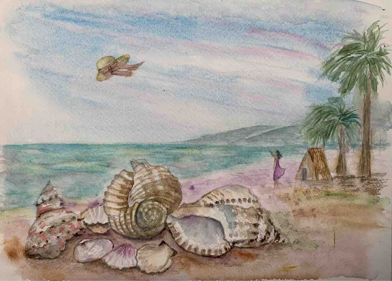 てくてく水彩の道 水彩 Etc