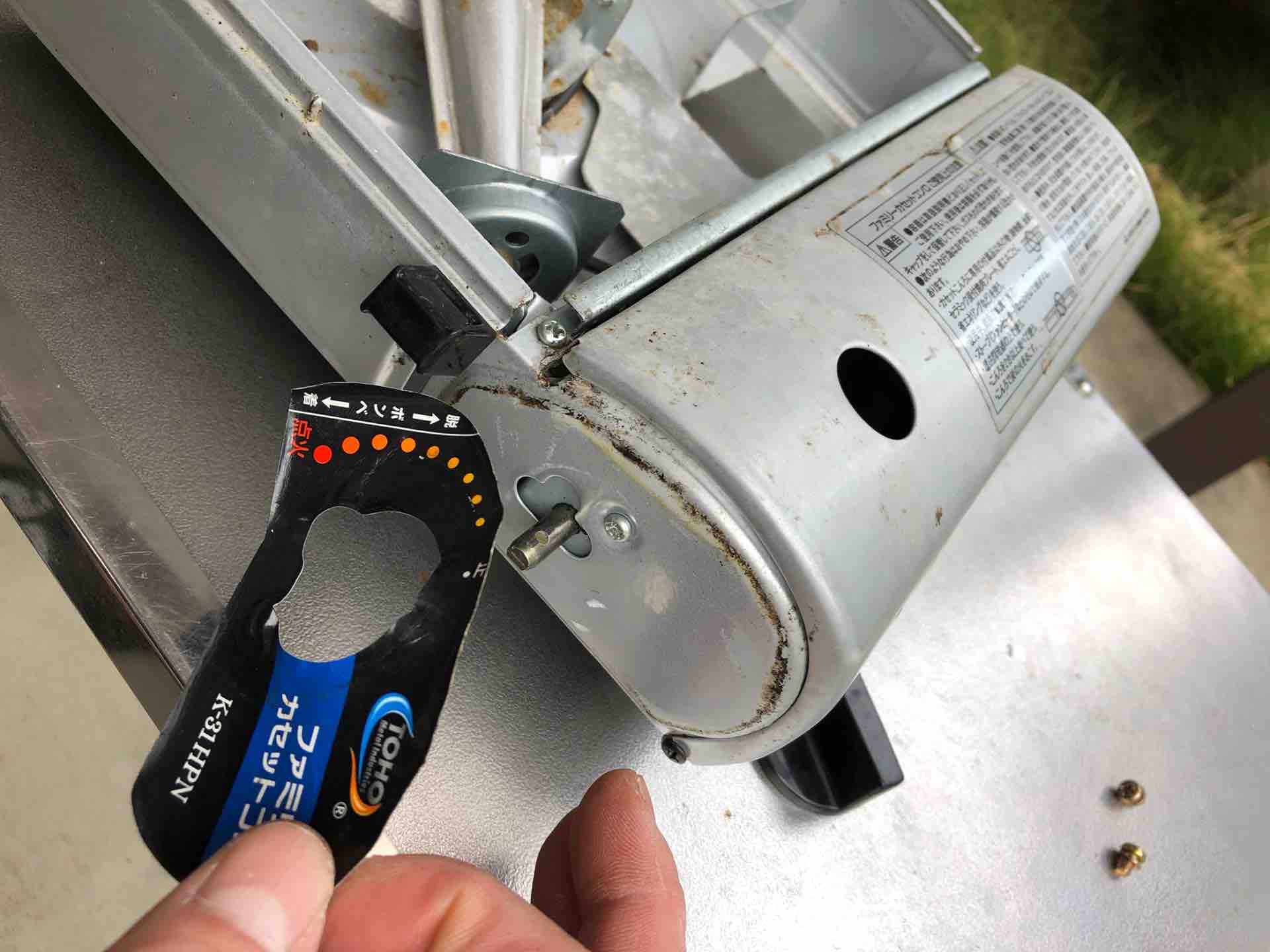 カセットコンロ塗れんかった 釣りキャン隊