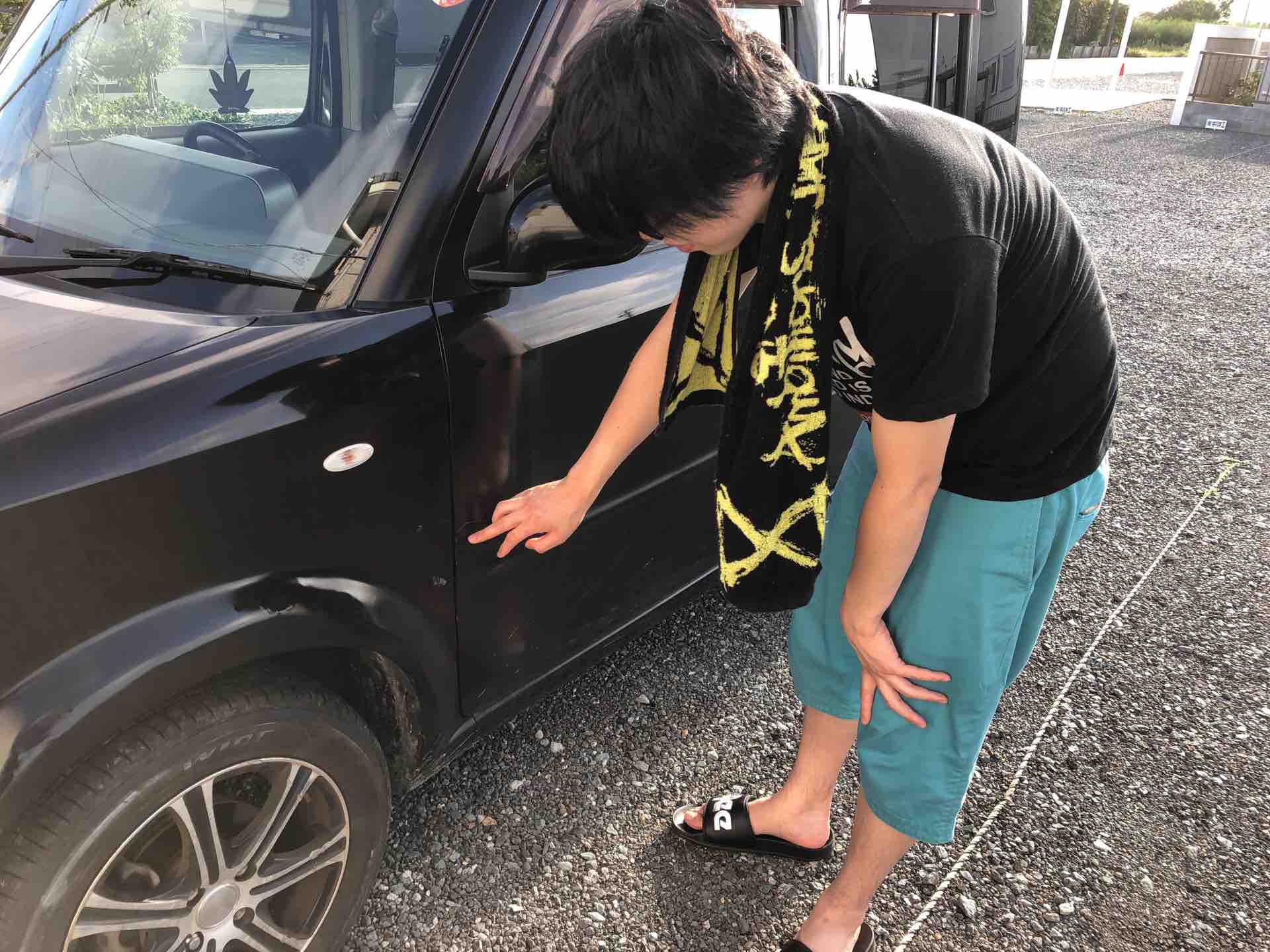 キューブ君再塗装 釣りキャン隊