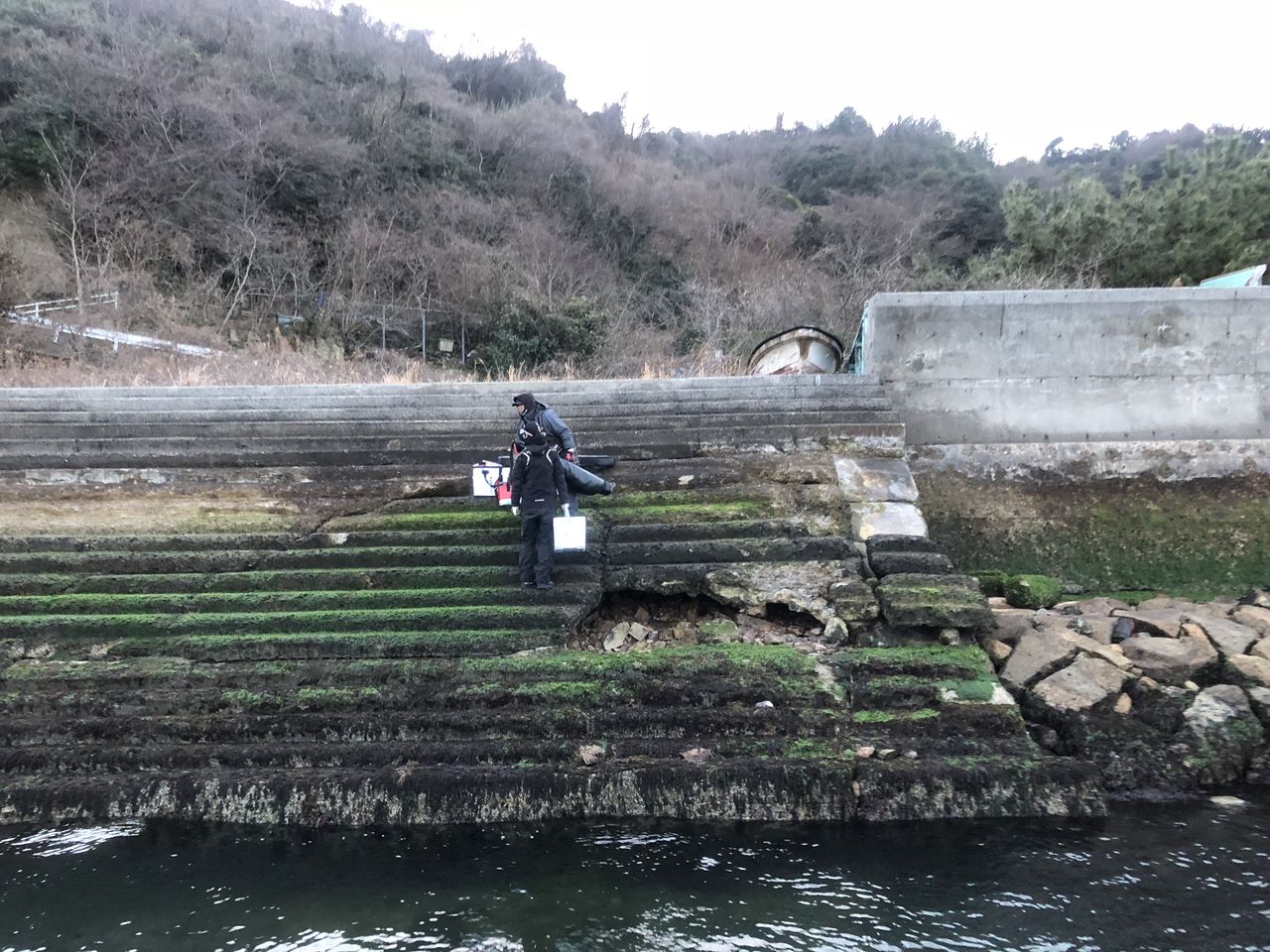 2月3日 広島湾 似島の磯でフカセ釣りをしました かつやのフカセ日記