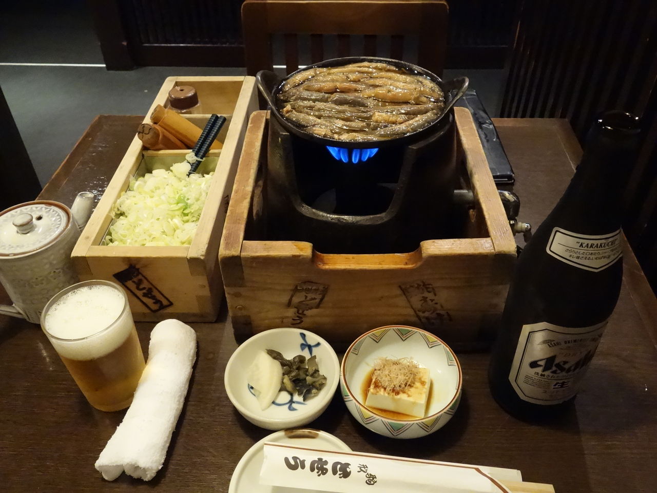 はなまる の 食いしん坊ツアー駒形どぜう(渋谷店)　どぜうなべ定食 2,300円(税別) 　と　渋谷駅周辺案内コメント                        はなまる