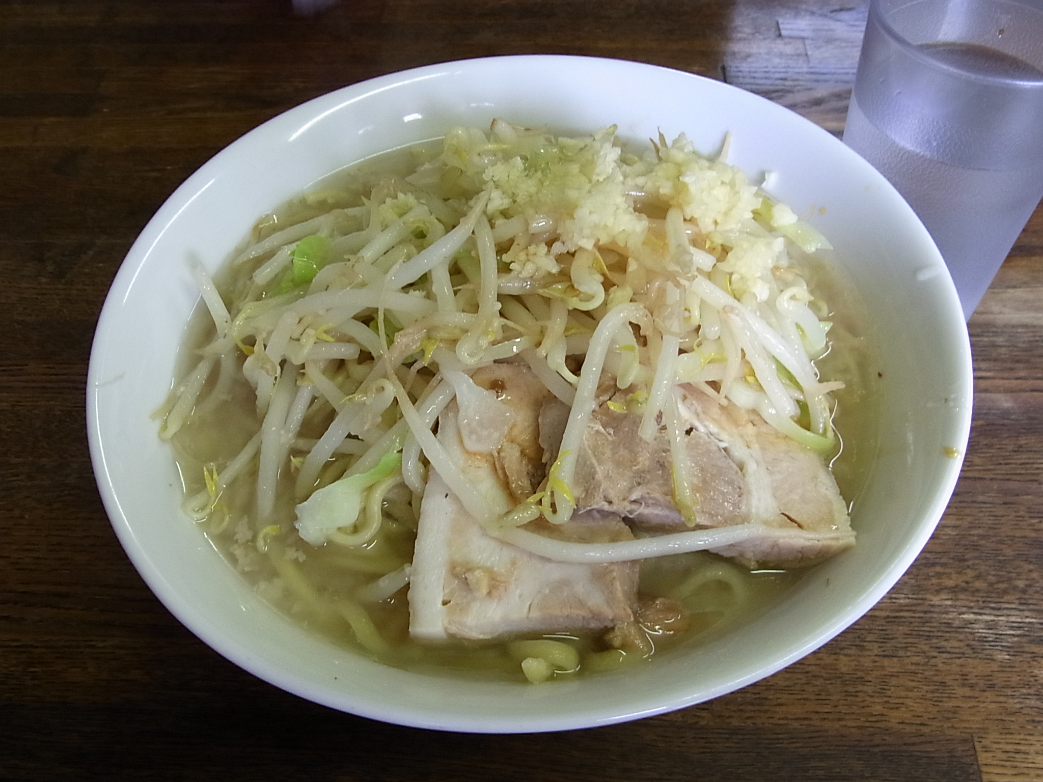 のすた 太麺正油 800円 と 食べるラー油 二郎系 品川区大井町 B級グルメとラーメン二郎の食べある記