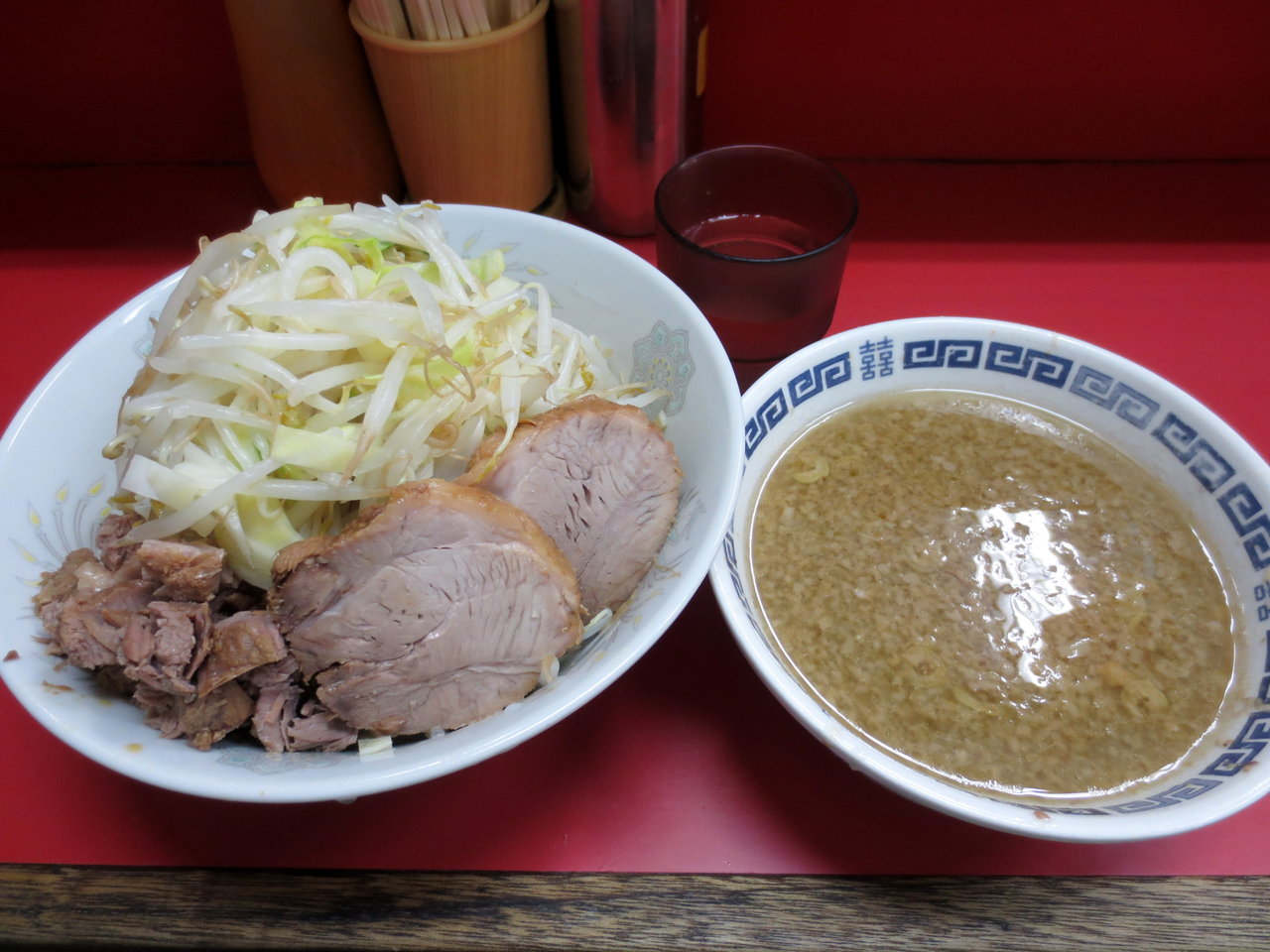 ラーメン二郎 上野毛店 絶品 つけ麺850円 B級グルメとラーメン二郎の食べある記