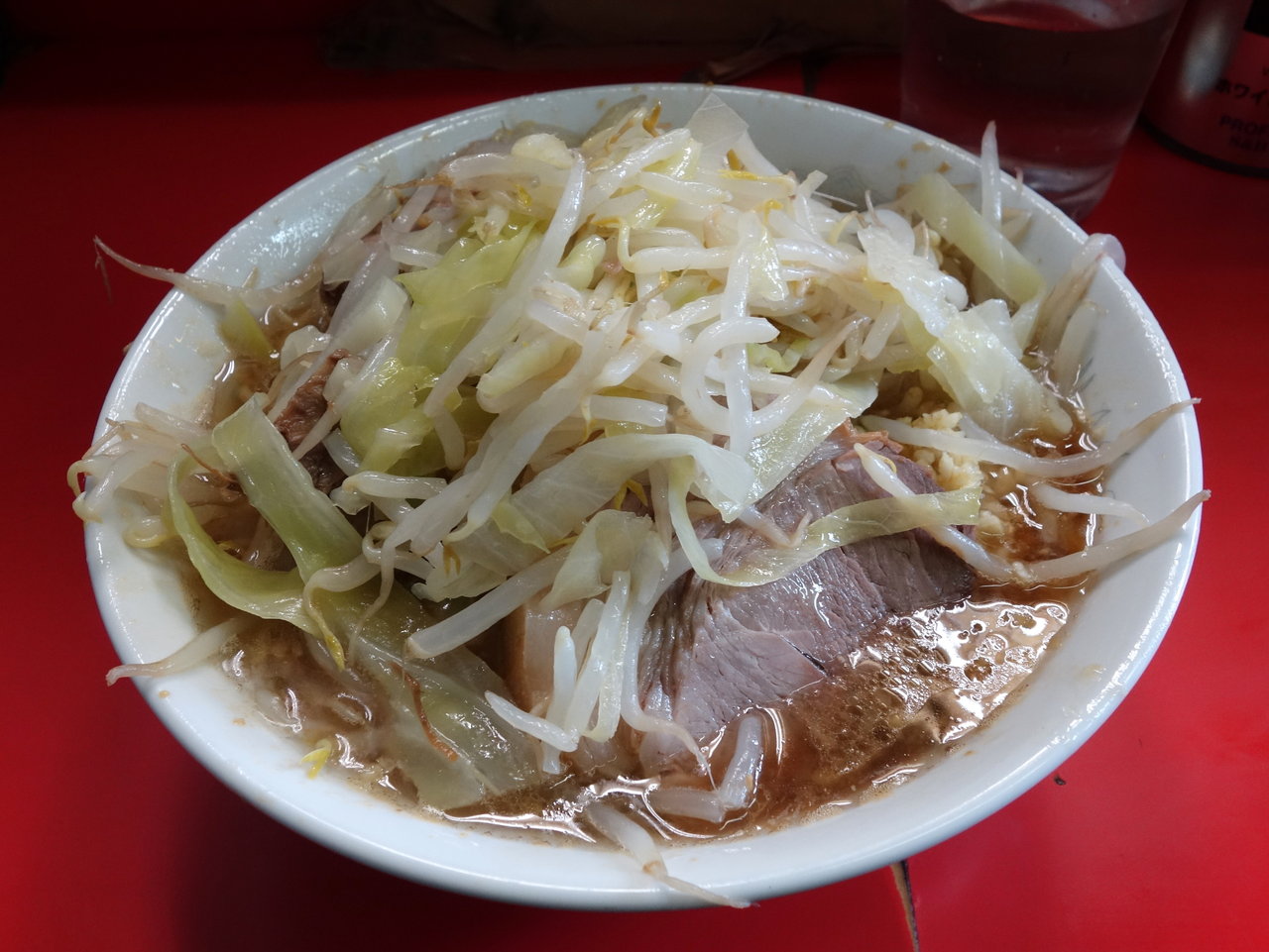 絶品 小ラーメン 600円 麺半分 ラーメン二郎 三田本店 B級グルメとラーメン二郎の食べある記