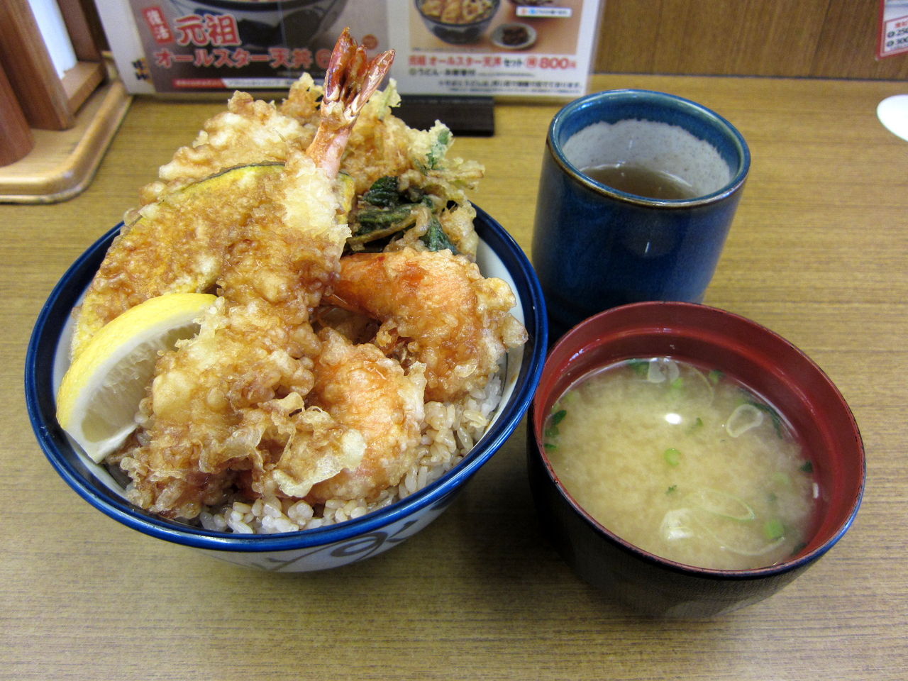 天丼てんや 期間限定 海老えびエビの 海老天丼780円 B級グルメとラーメン二郎の食べある記
