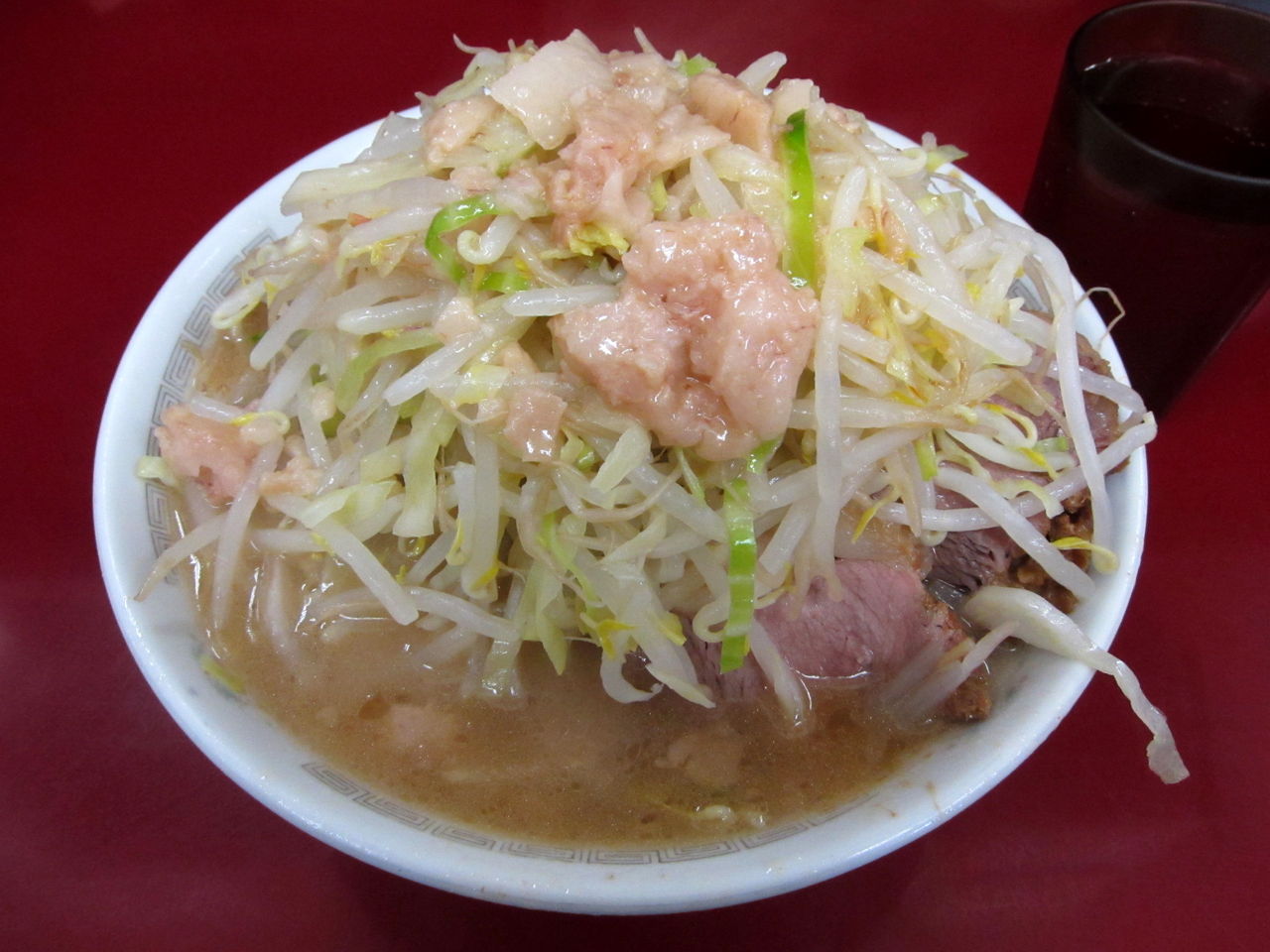 ラーメン二郎 相模大野店 小ブタラーメン 小豚 800円 相模原市相模大野 B級グルメとラーメン二郎の食べある記
