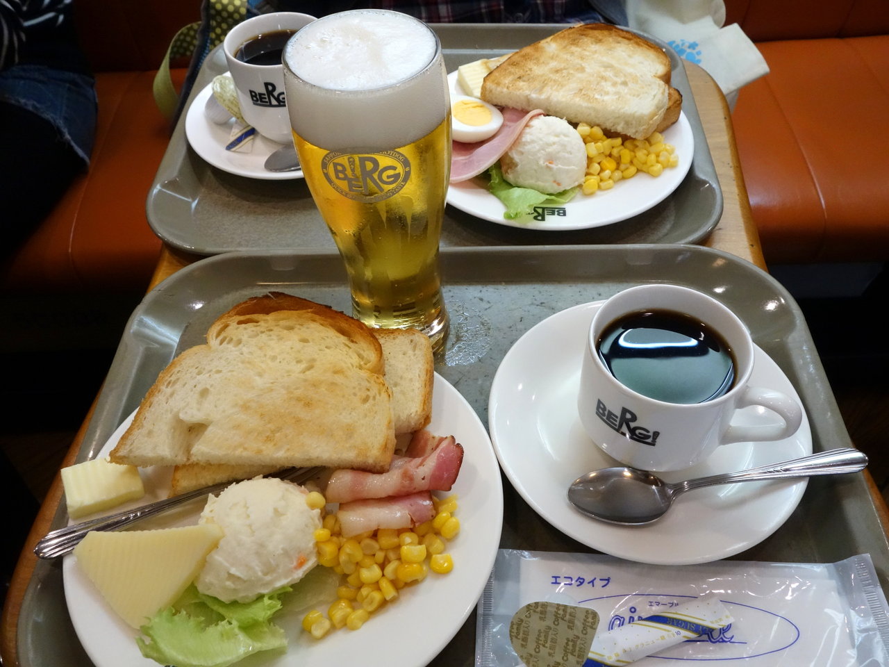 Berg ベルク モーニングミール モーニングプレート 486円 新宿駅東口 B級グルメとラーメン二郎の食べある記