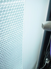 窓ガラスの防寒対策09 第一曜日